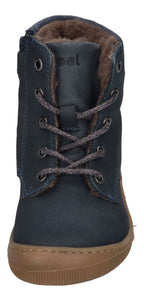 KOEL Barefoot Kinderstiefel - DARIUS WOOL - blue