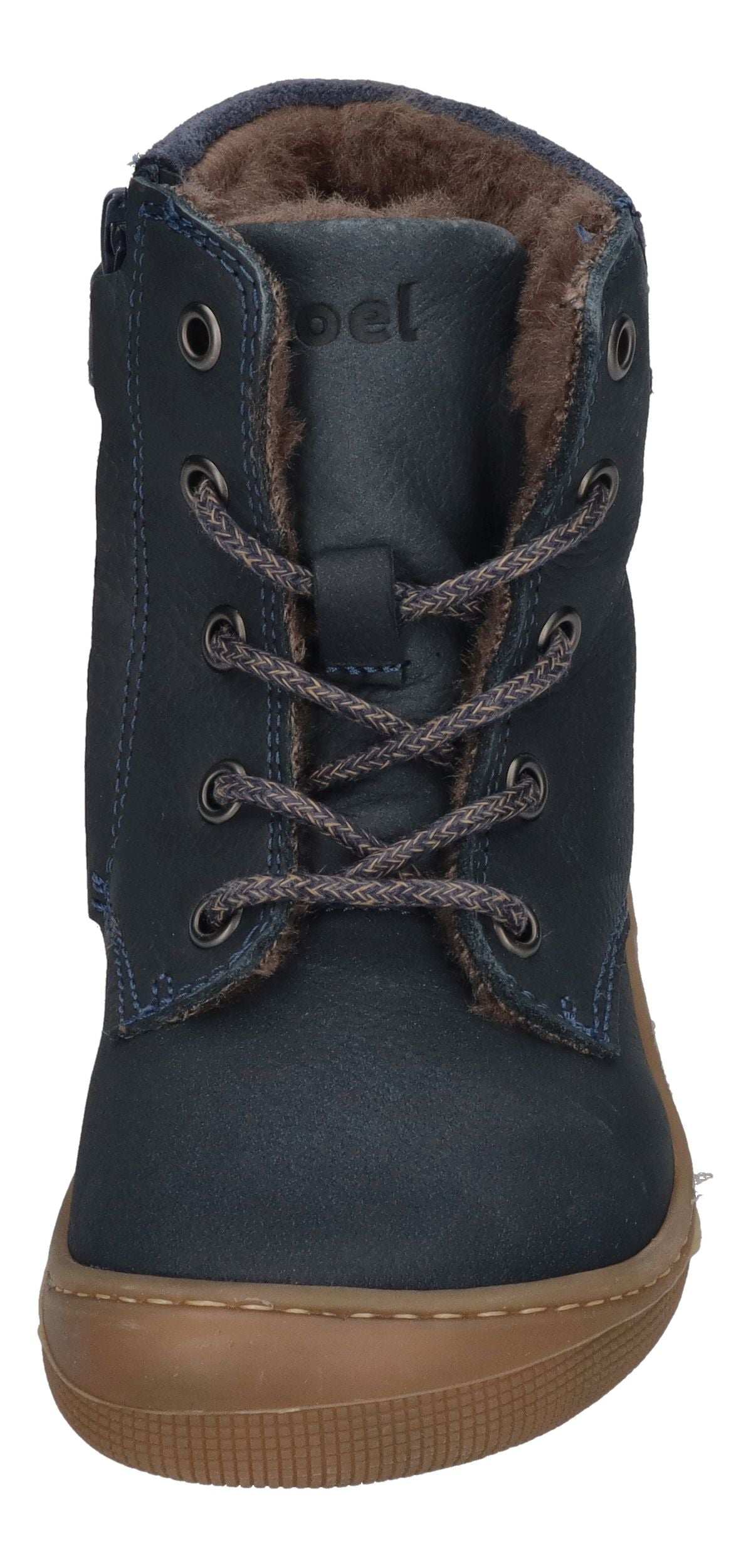 KOEL Barefoot Kinderstiefel - DARIUS WOOL - blue