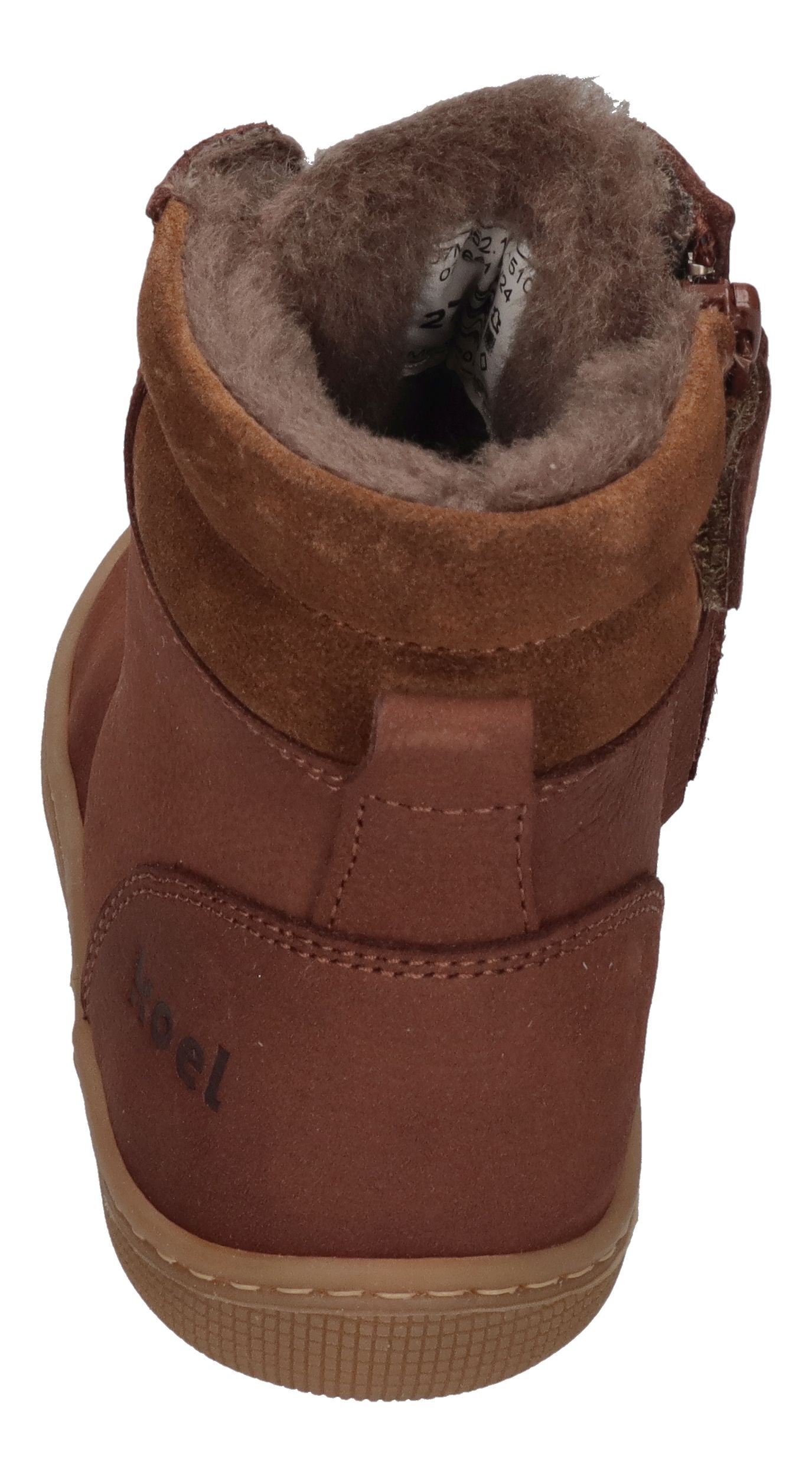 KOEL Barefoot Kinderstiefel - DARIUS WOOL - chocolate
