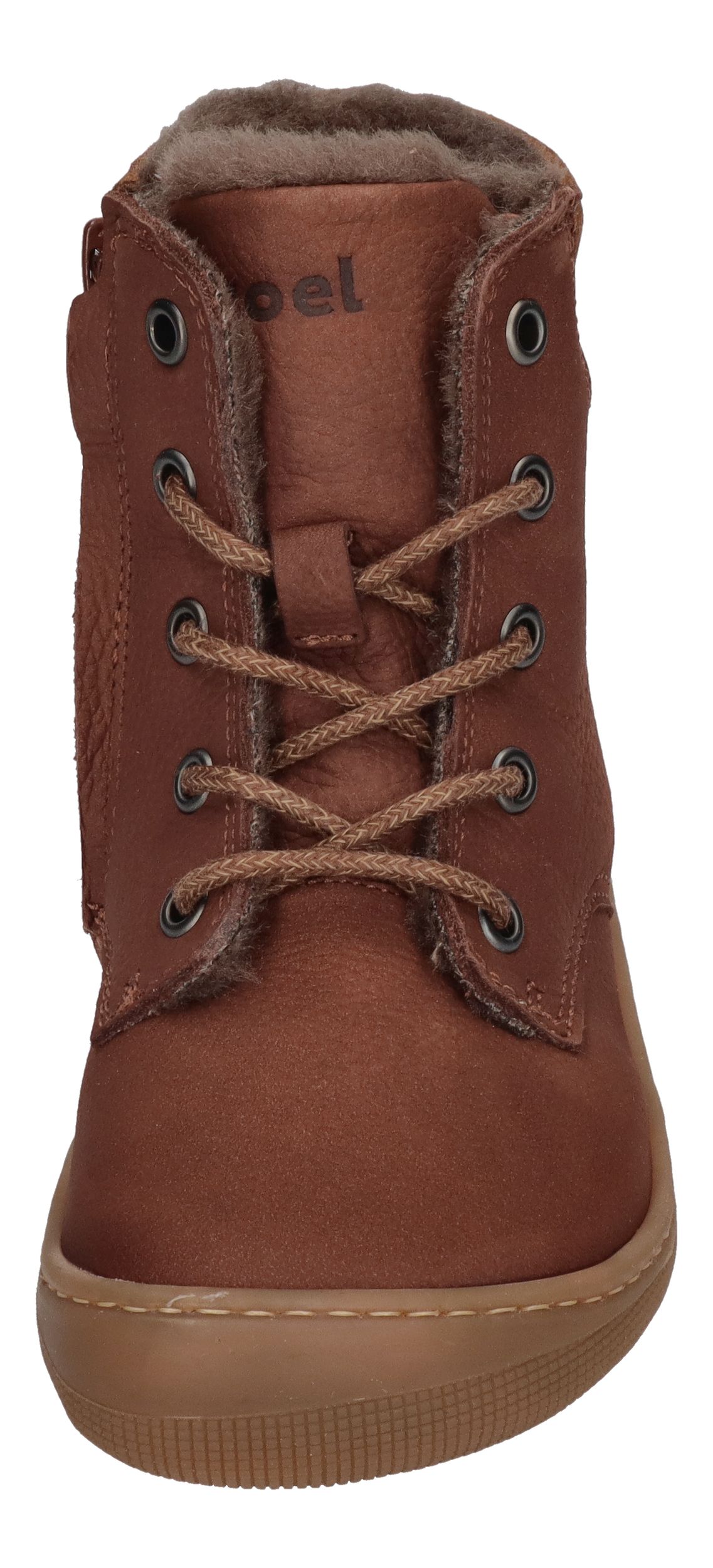 KOEL Barefoot Kinderstiefel - DARIUS WOOL - chocolate