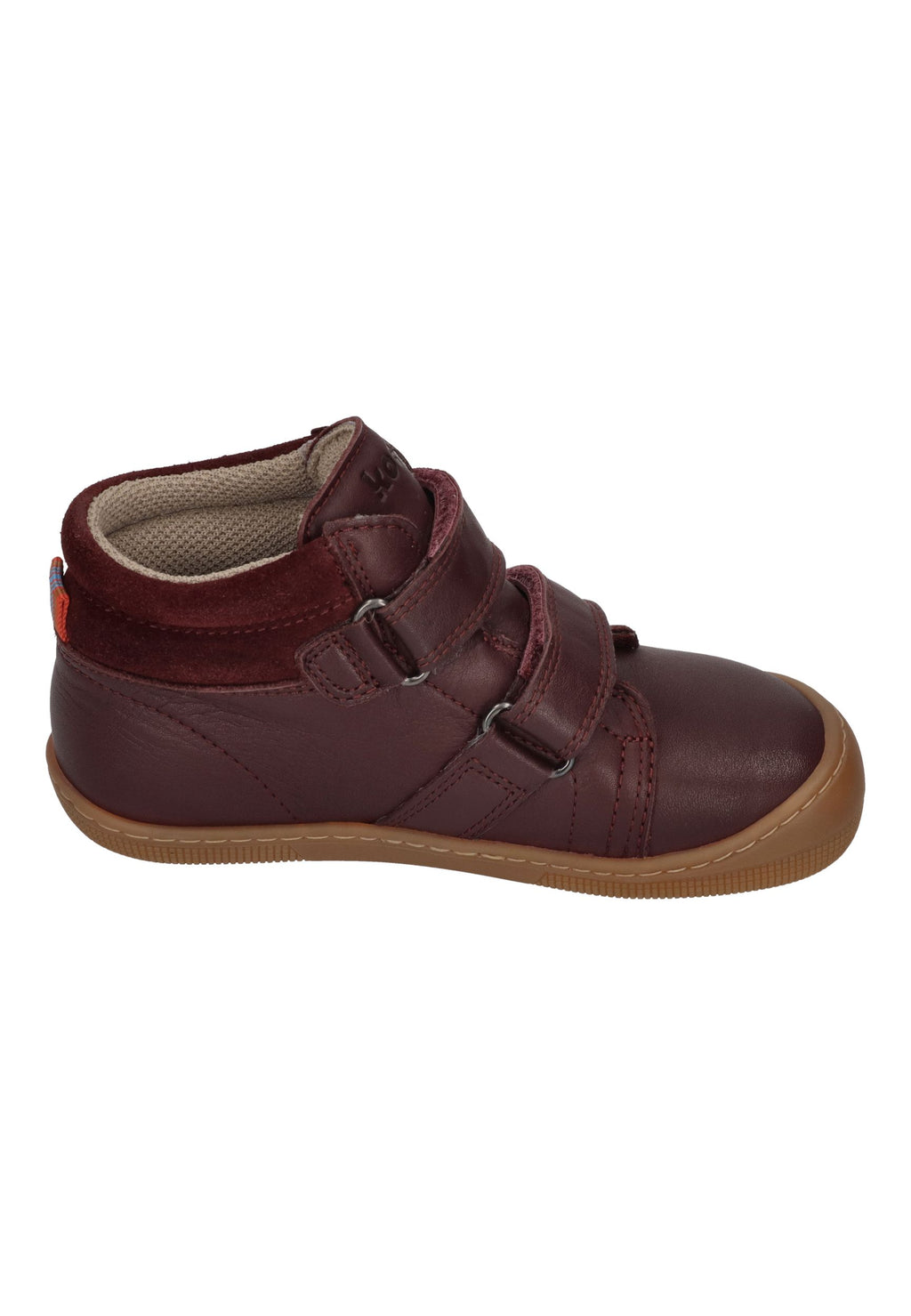 KOEL Barefoot Kinderstiefel - DARVO TEXTIL - bordo