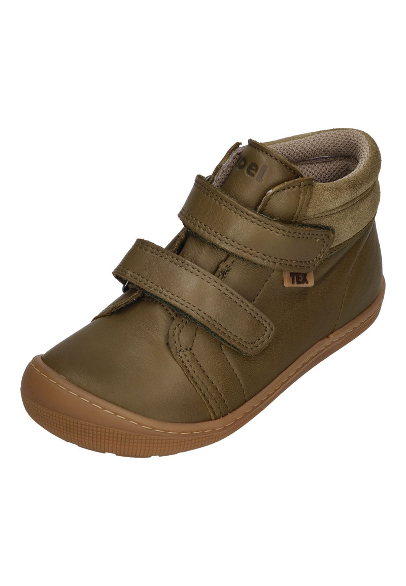 KOEL Barefoot Kinderstiefel - DARVO TEXTIL - olive