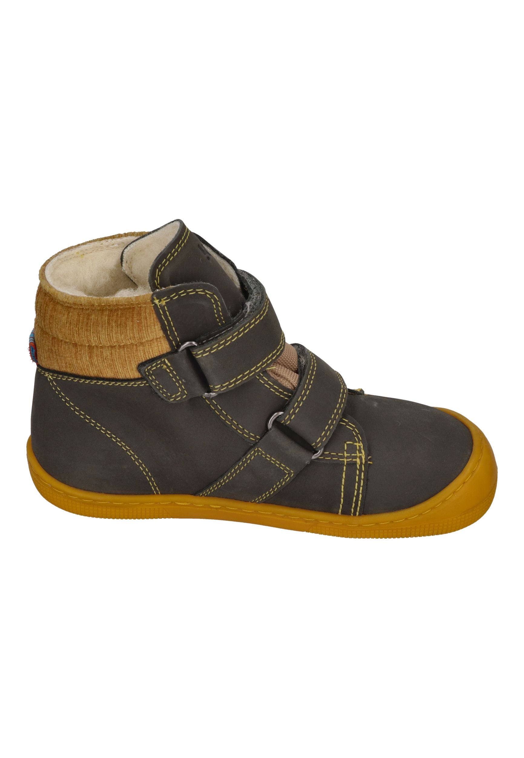 KOEL Barefoot Kinderstiefel - DEAN 2.0 WP WOOL 07T041 - dark grey - SALE