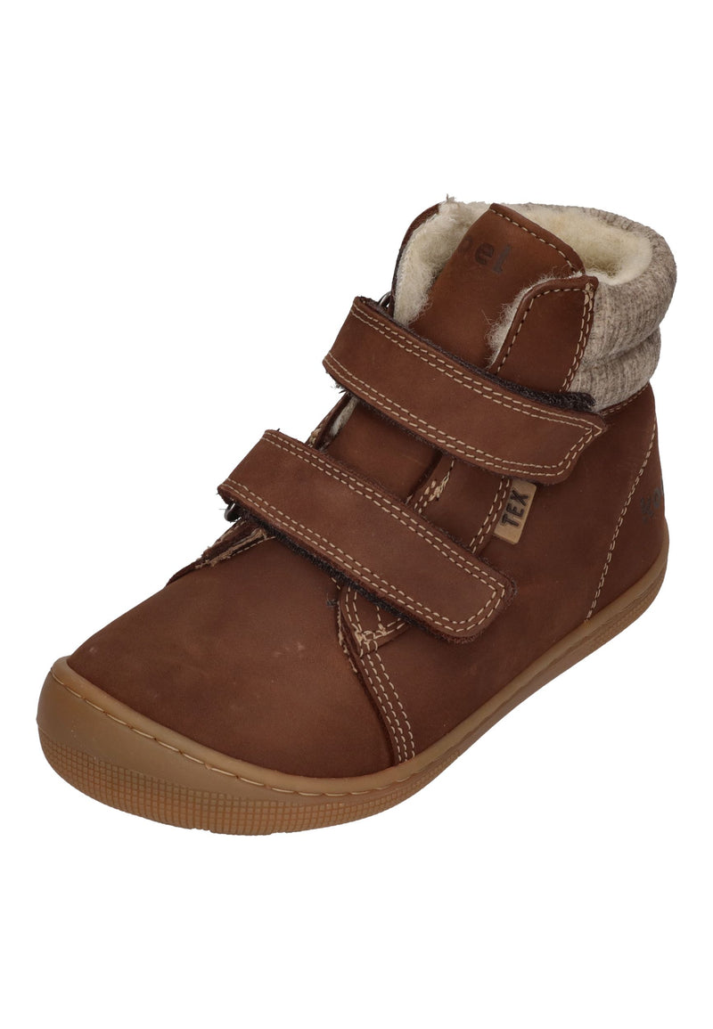 KOEL Barefoot Kinderstiefel - DEAN 2.0 WP WOOL 07T049 - chocolate