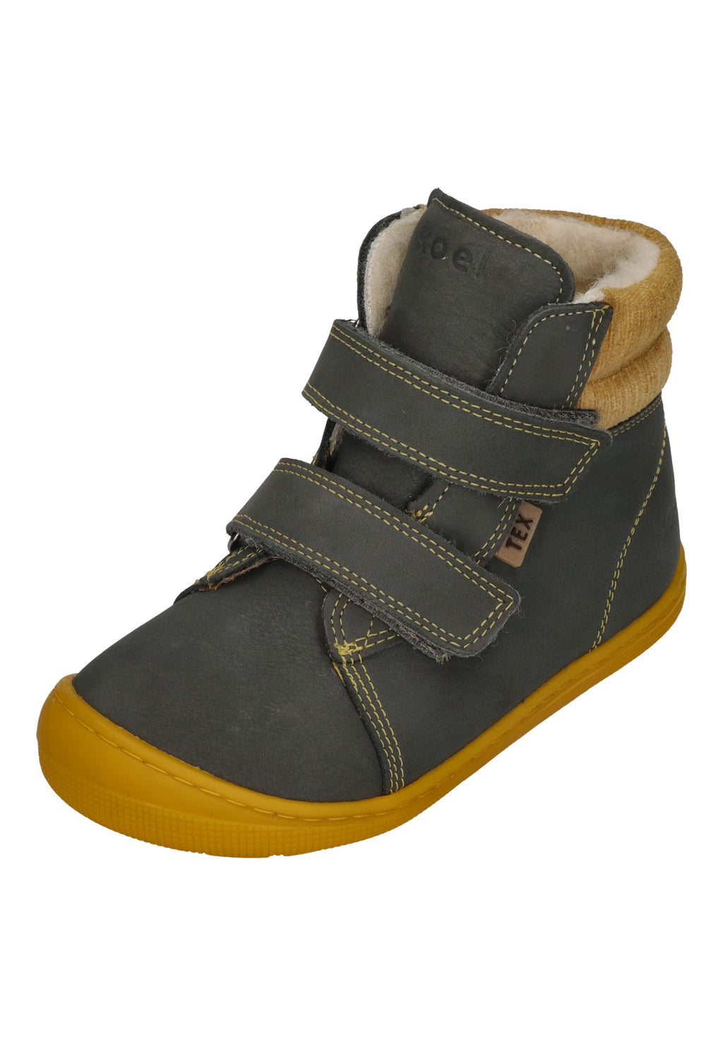 KOEL gefütterte Barefoot Kinderstiefel DEAN 2.0 TEX WOOL 07T049 dark grey