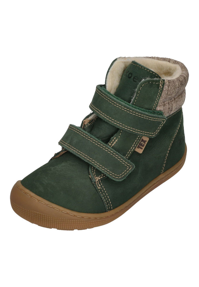 KOEL Barefoot Kinderstiefel - DEAN 2.0 WP WOOL 07T049 - green