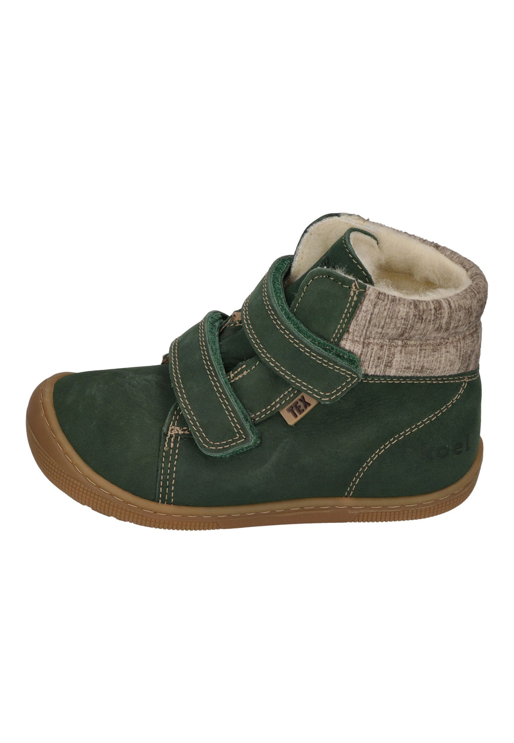 KOEL Barefoot Kinderstiefel - DEAN 2.0 WP WOOL 07T049 - green