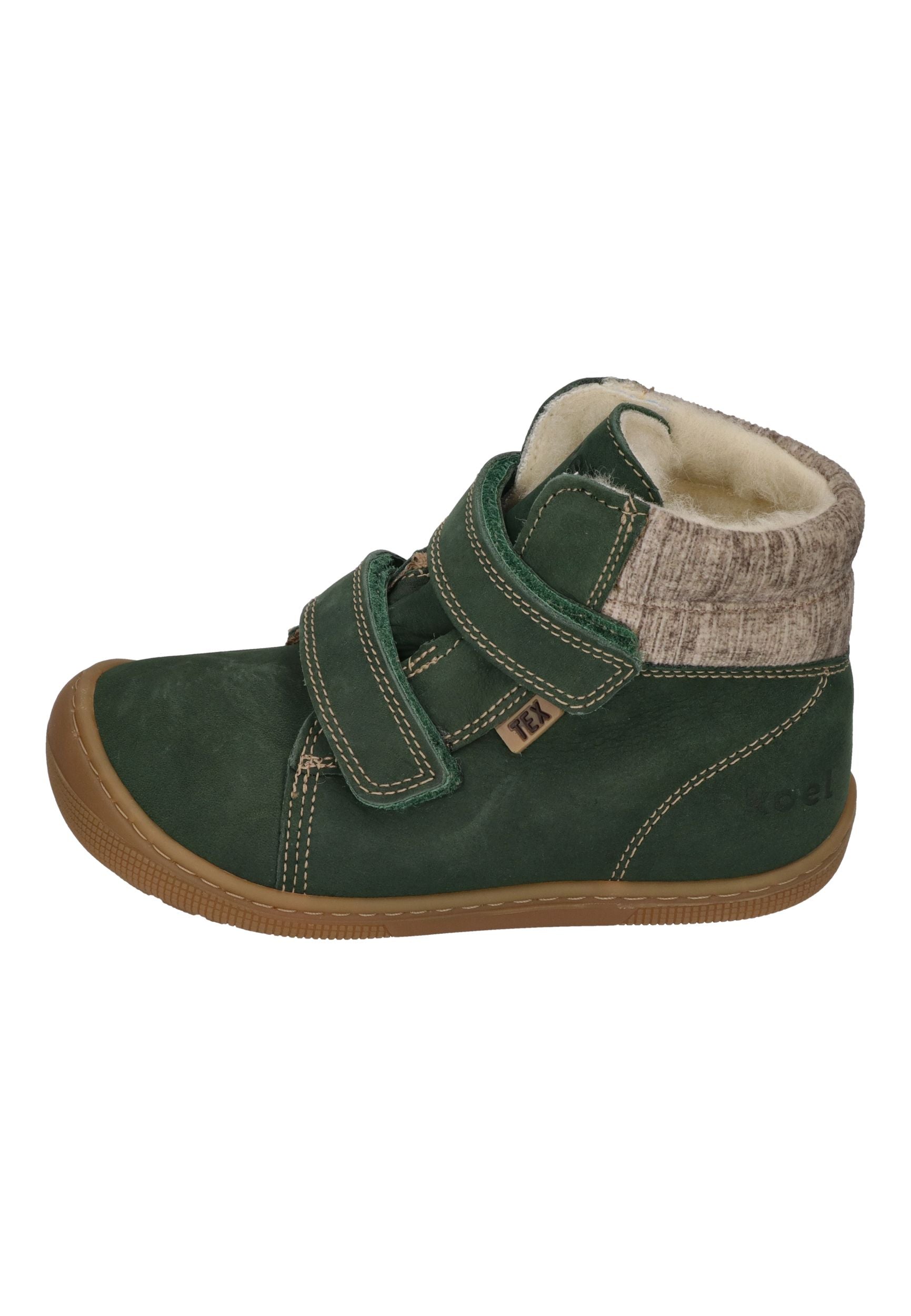 KOEL Barefoot Kinderstiefel - DEAN 2.0 WP WOOL 07T049 - green