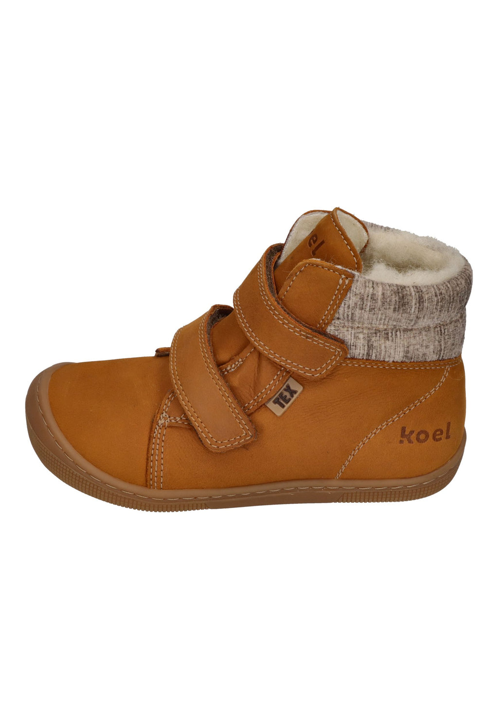 KOEL Barefoot Kinderstiefel - DEAN 2.0 WP WOOL 07T049 - miel