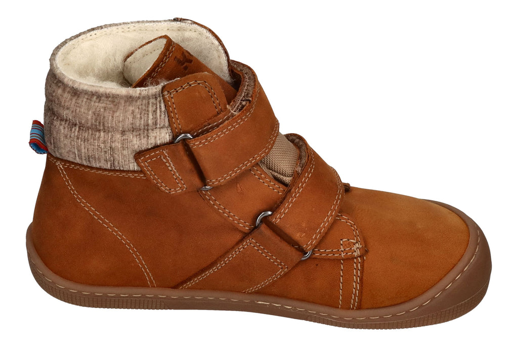 KOEL Barefoot Kinderstiefel - DEAN 2.0 WP WOOL - miel
