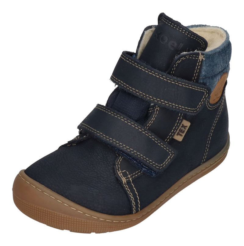 KOEL Barefoot Kinderstiefel - DEAN 2.0 WP WOOL 07T041 - navy - SALE