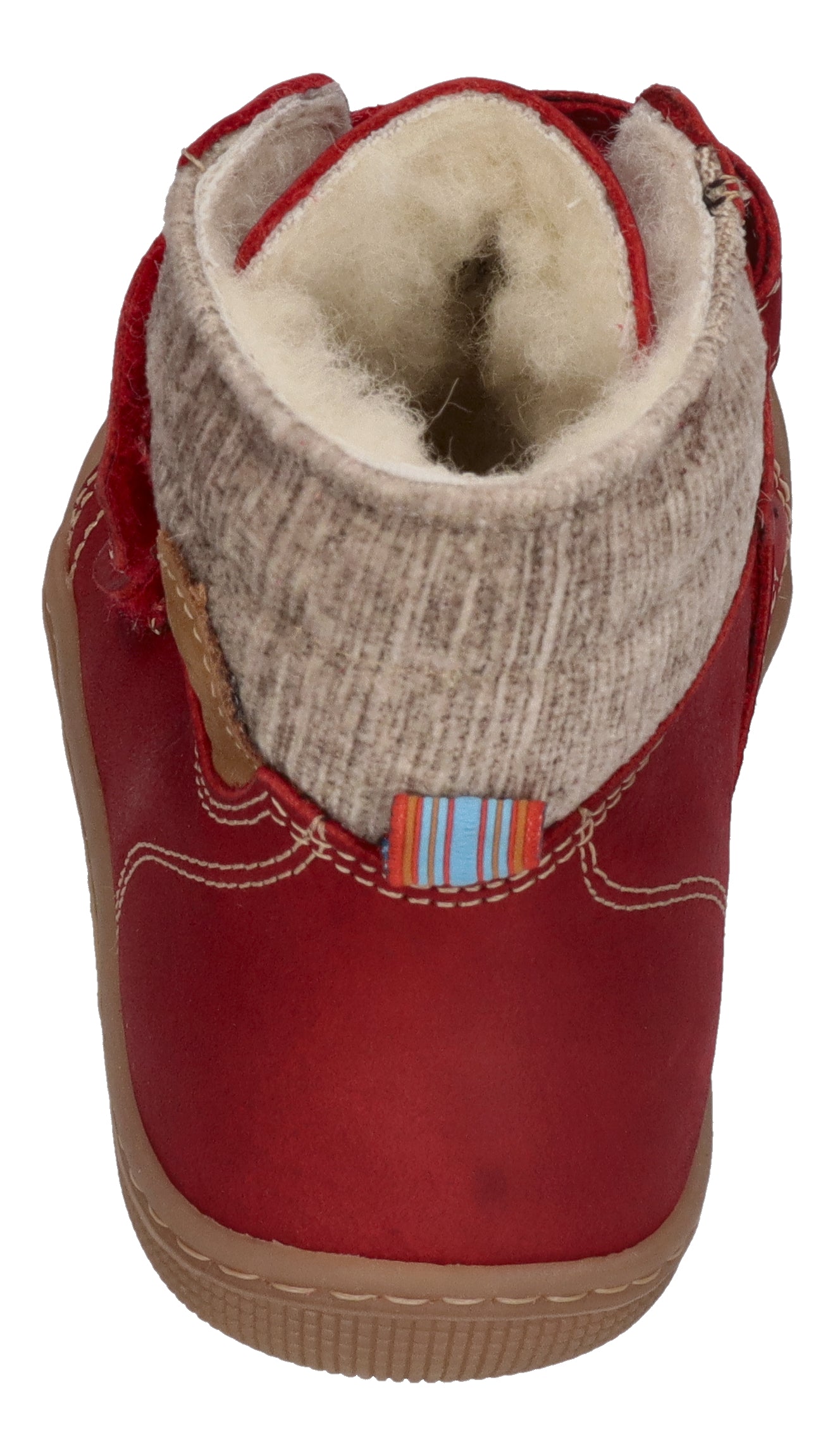 KOEL Barefoot Kinderstiefel - DEAN 2.0 WP WOOL - red