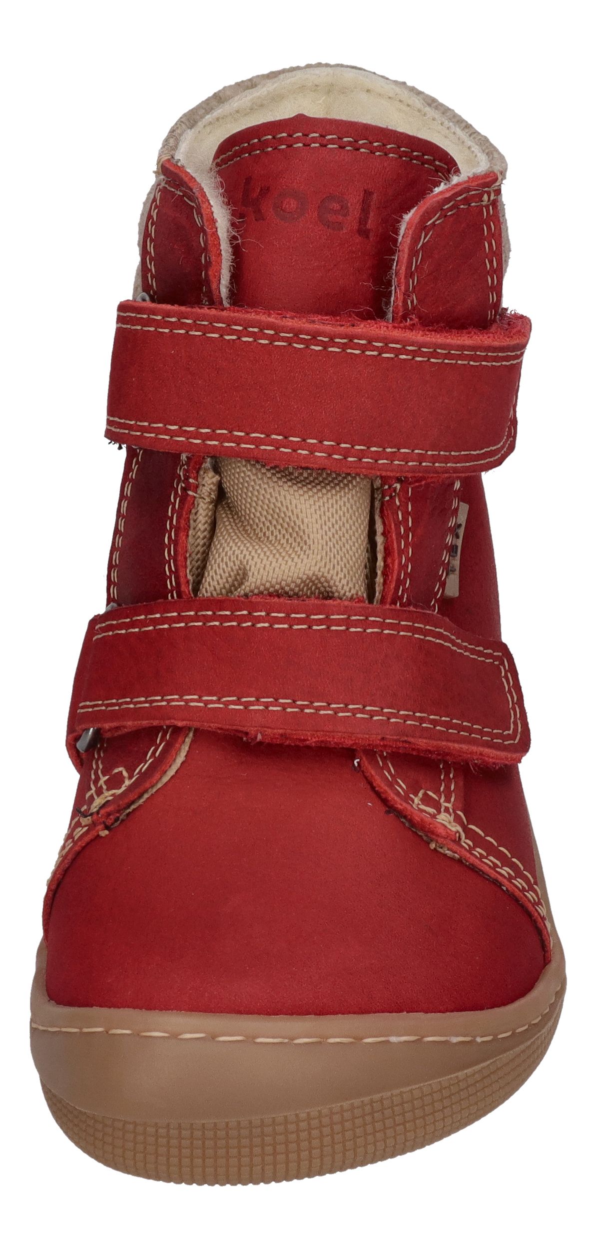 KOEL Barefoot Kinderstiefel - DEAN 2.0 WP WOOL - red