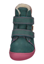 KOEL Barefoot Kinderstiefel - DEAN 2.0 WP WOOL 07T049 - turquoise