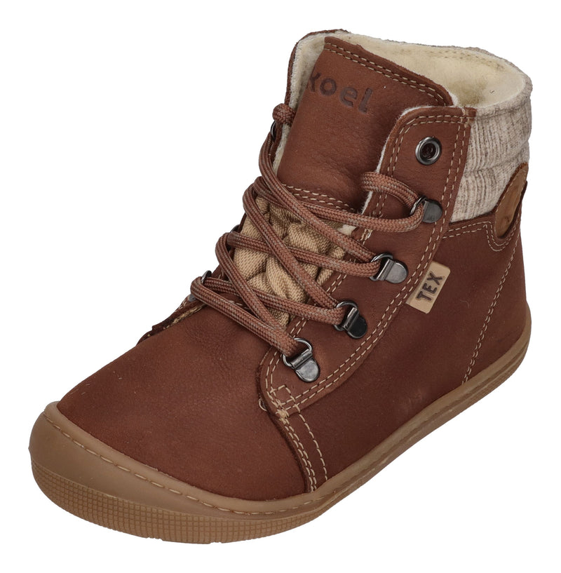KOEL Barefoot Kinderstiefel DEEMER 2.0 WP WOOL chocolate Auslaufmodell