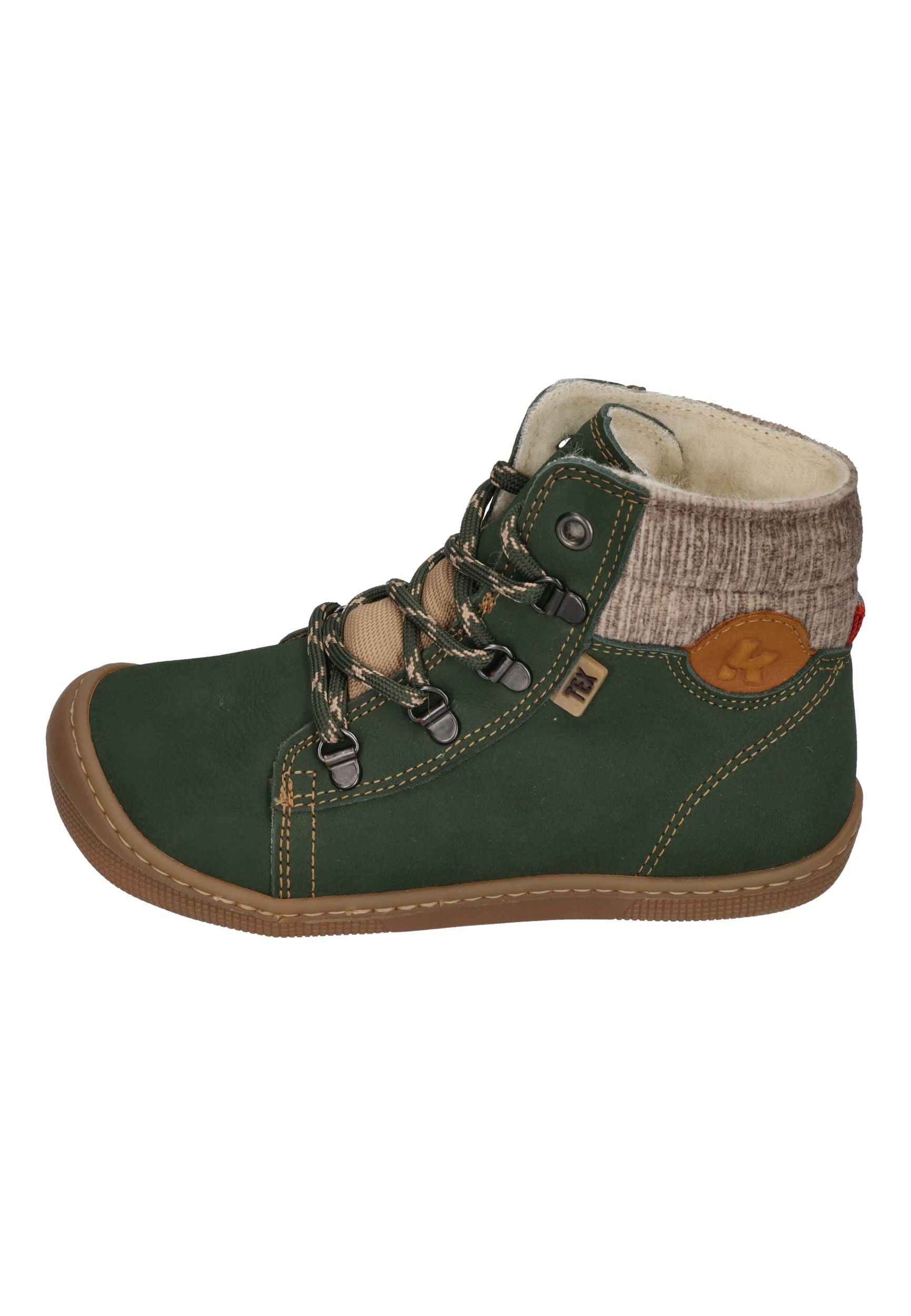 KOEL Barefoot Kinderstiefel DEEMER 2.0 WP WOOL green Auslaufmodell