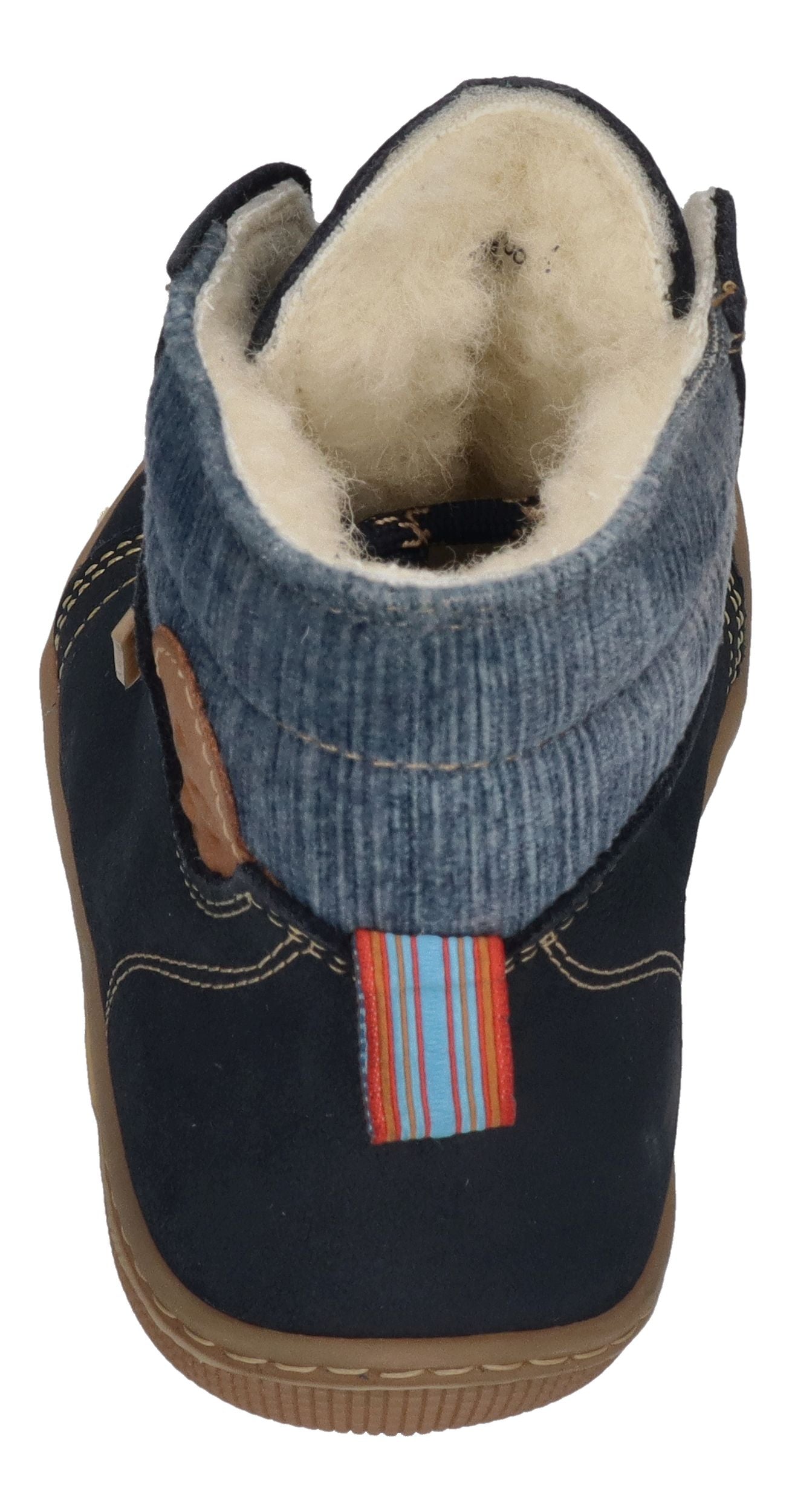 KOEL Barefoot Kinderstiefel - DEEMER 2.0 WP WOOL - navy