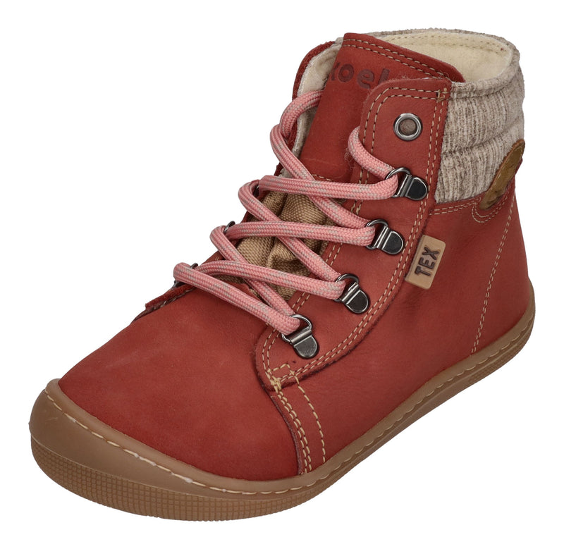 KOEL Barefoot Kinderstiefel DEEMER 2.0 WP WOOL old pink Auslaufmodell