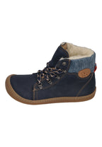 KOEL Barefoot Kinderstiefel - DEEMER WOOL - navy