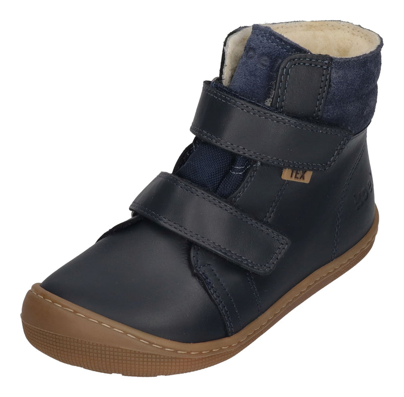 KOEL Barefoot Kinderstiefel - DEMIL NAPA WP WOOL - blue - Auslaufmodell