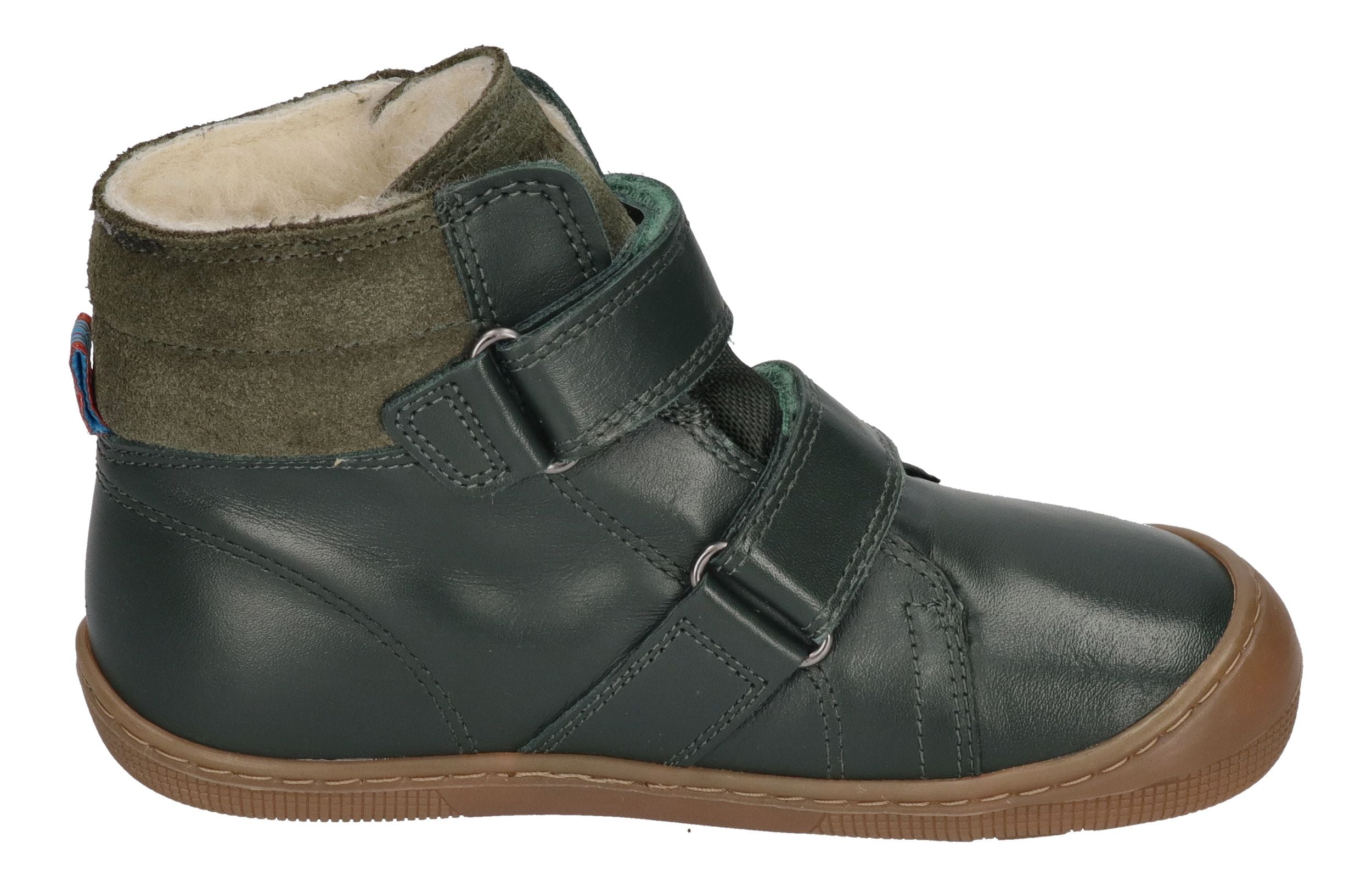 KOEL Barefoot Kinderstiefel - DEMIL NAPA WP WOOL - green