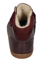 KOEL Barefoot Kinderstiefel - DEMIL WOOL 07T053 - bordo