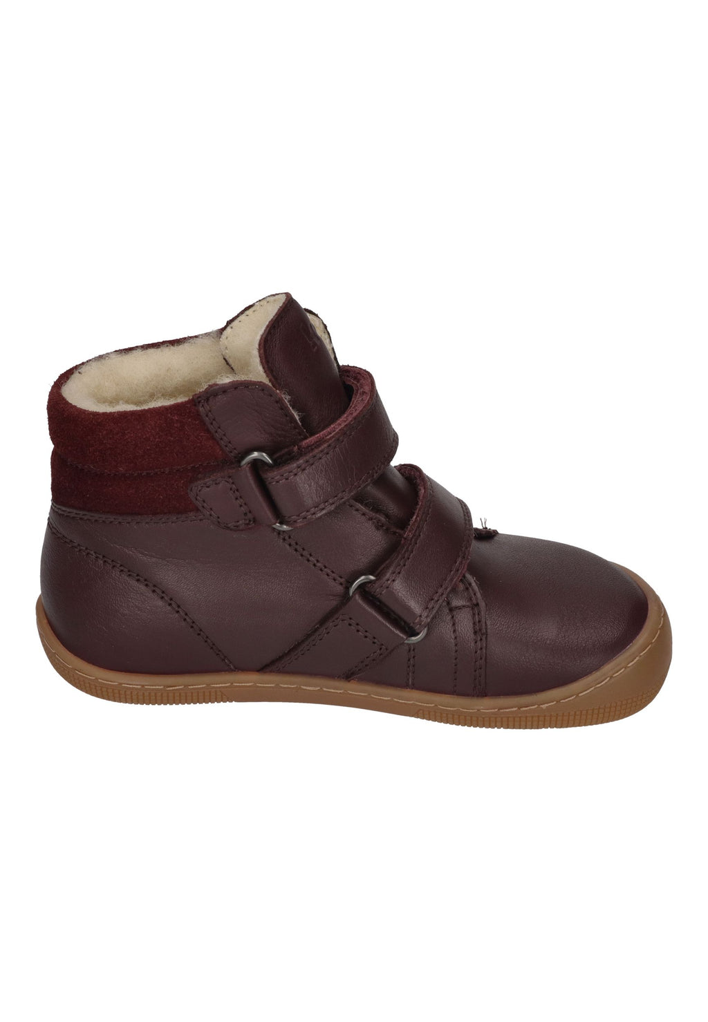 KOEL Barefoot Kinderstiefel - DEMIL WOOL 07T053 - bordo