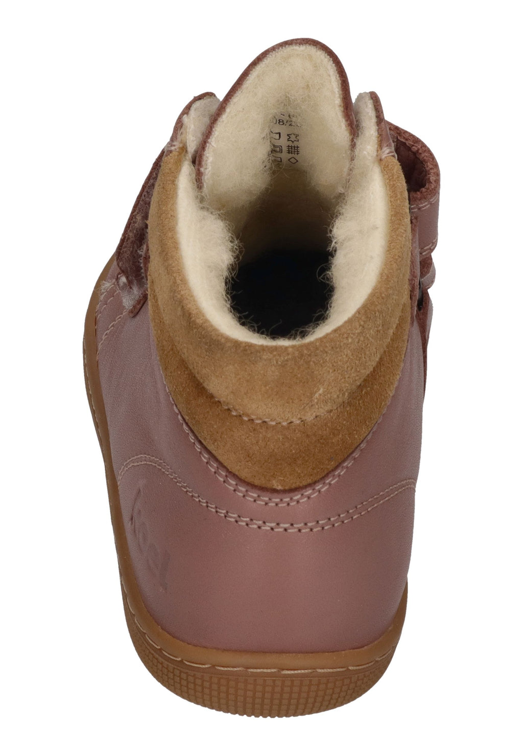 KOEL Barefoot Kinderstiefel - DEMIL WOOL 07T053 - old rose