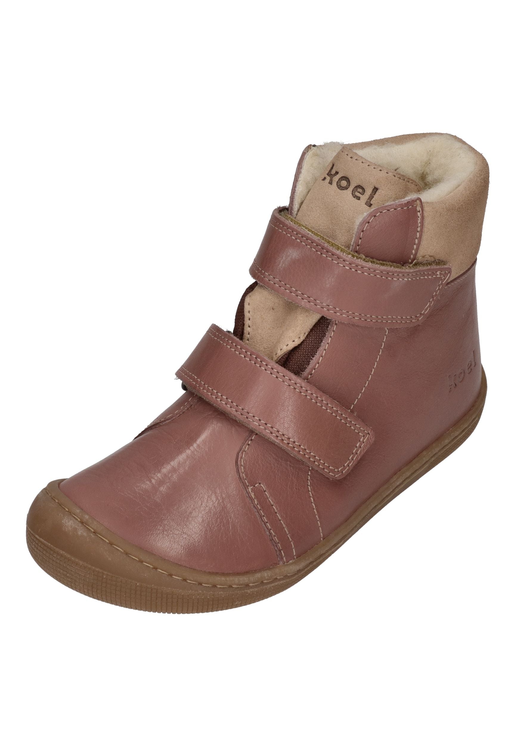 KOEL Barefoot Kinderstiefel - EMIL NAPA WOOL  07T - old pink