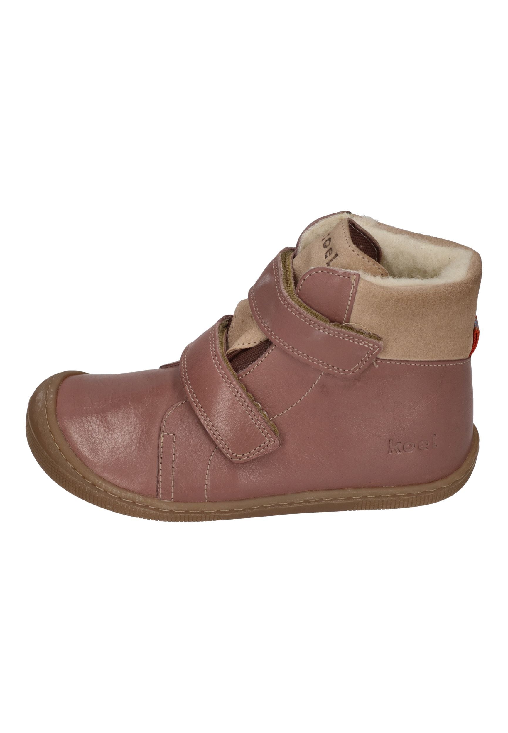 KOEL Barefoot Kinderstiefel - EMIL NAPA WOOL  07T - old pink