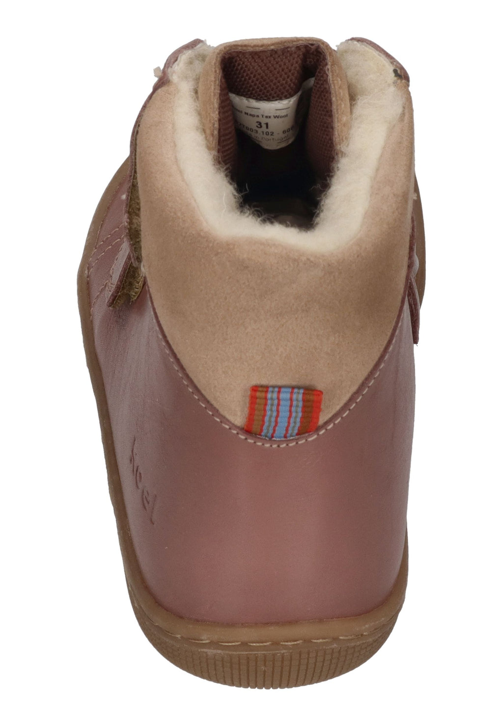 KOEL Barefoot Kinderstiefel - EMIL NAPA WOOL  07T - old pink
