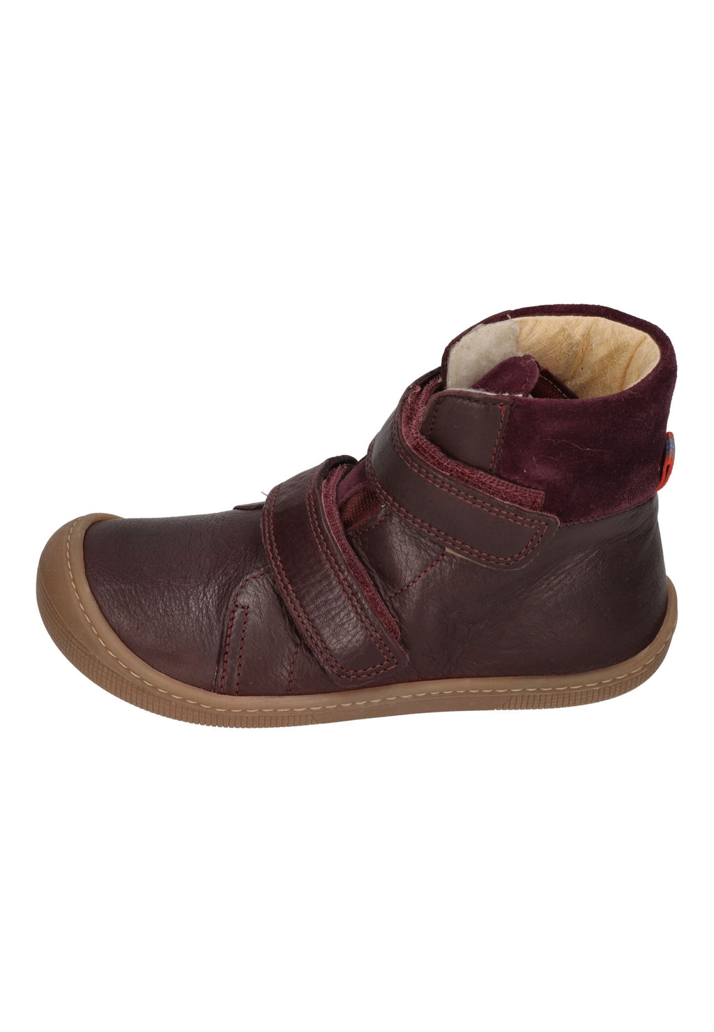 KOEL Barefoot Kinderstiefel - EMIL NAPA WOOL 07T - bordo