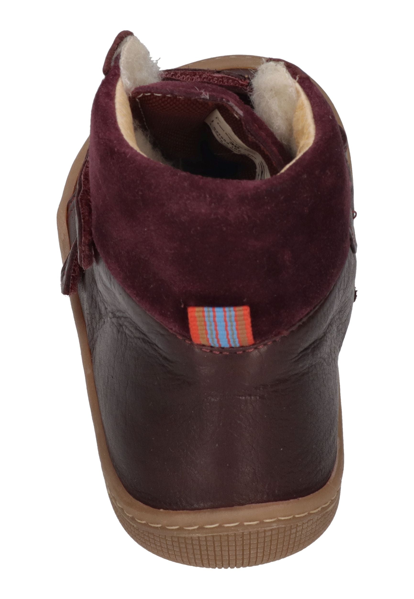 KOEL Barefoot Kinderstiefel - EMIL NAPA WOOL 07T - bordo