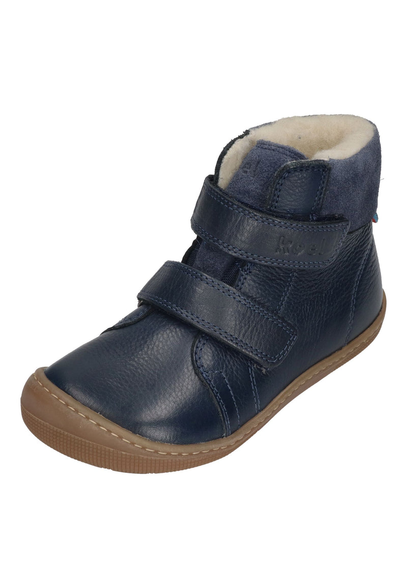 KOEL Barefoot Kinderstiefel - EMIL NAPA WOOL - blue