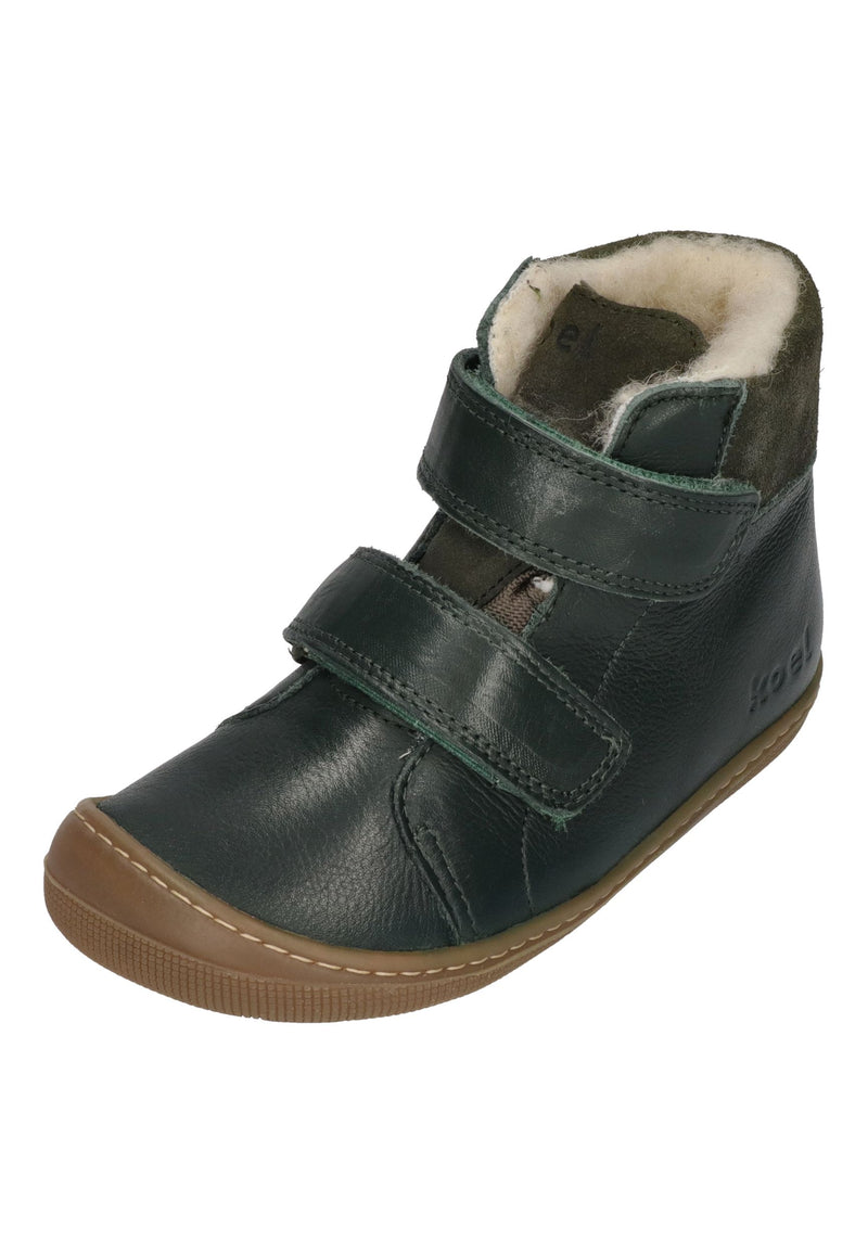 KOEL Barefoot Kinderstiefel - EMIL NAPA WOOL - green