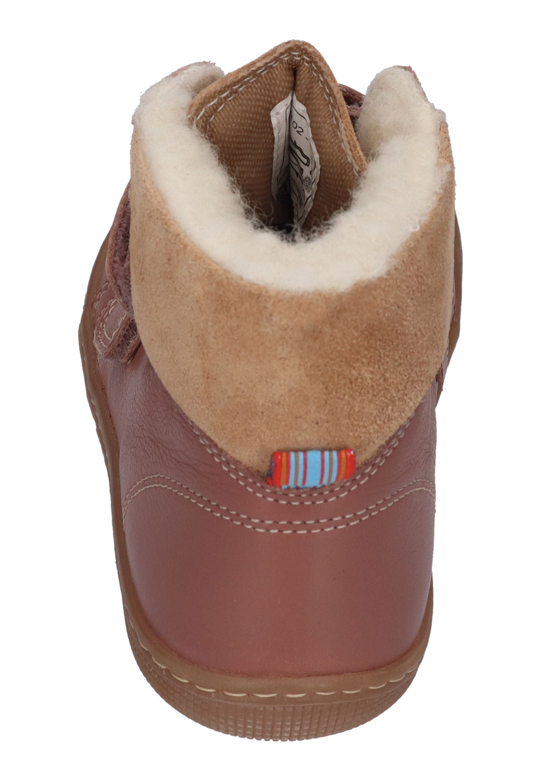KOEL Barefoot Kinderstiefel - EMIL NAPA WOOL - old rose