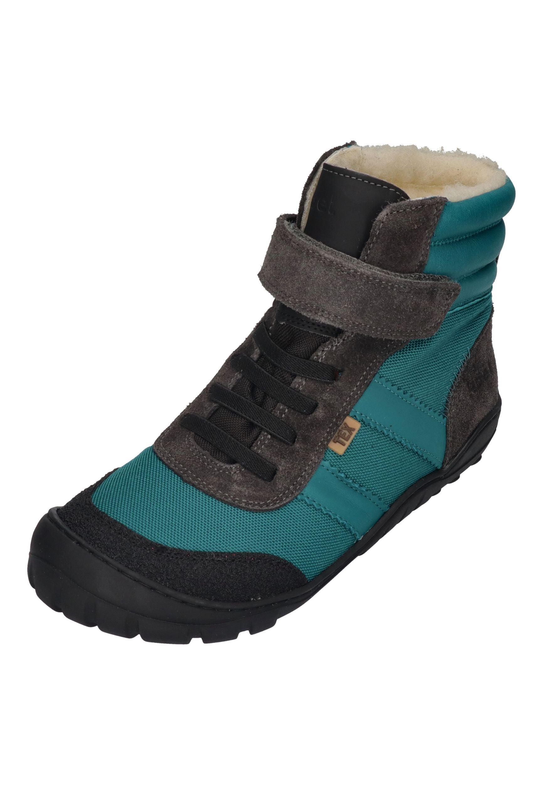 KOEL Barefoot Kinderstiefel - MILAM - turquoise