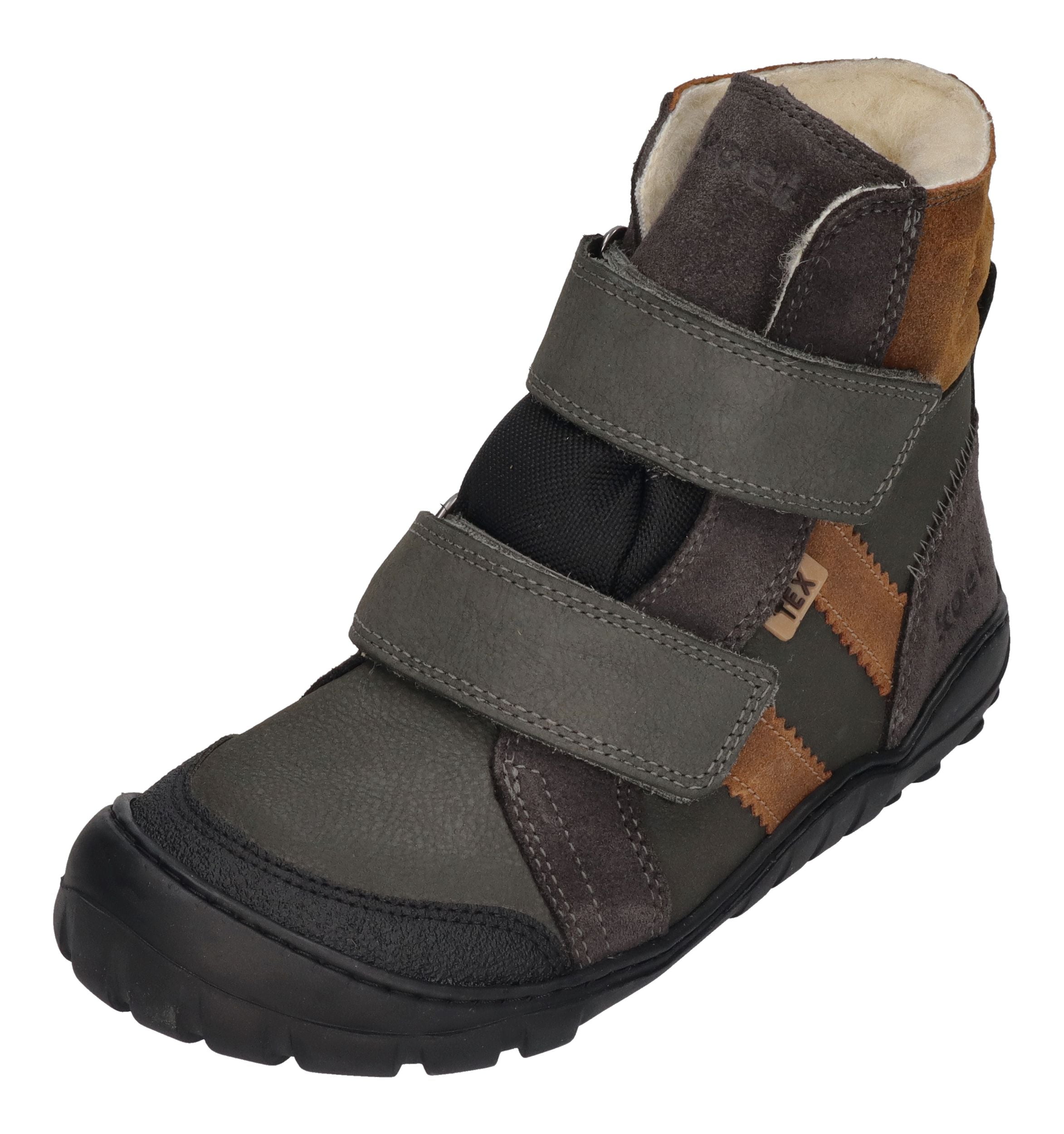 KOEL Barefoot Teenager Stiefel MILO 2.0 HYDRO WP dark grey