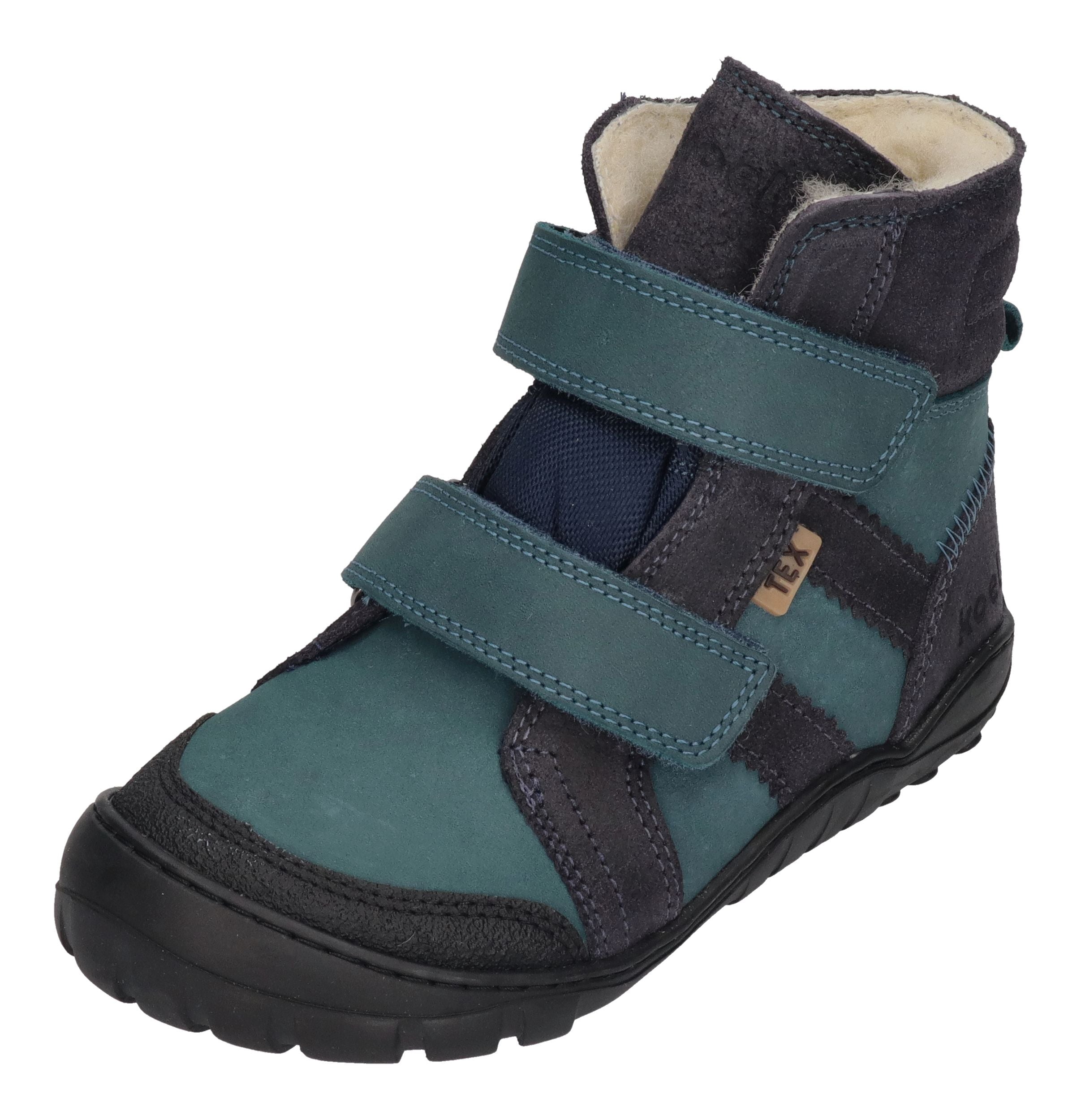 KOEL Barefoot Teenager Stiefel MILO 2.0 HYDRO WP turquoise