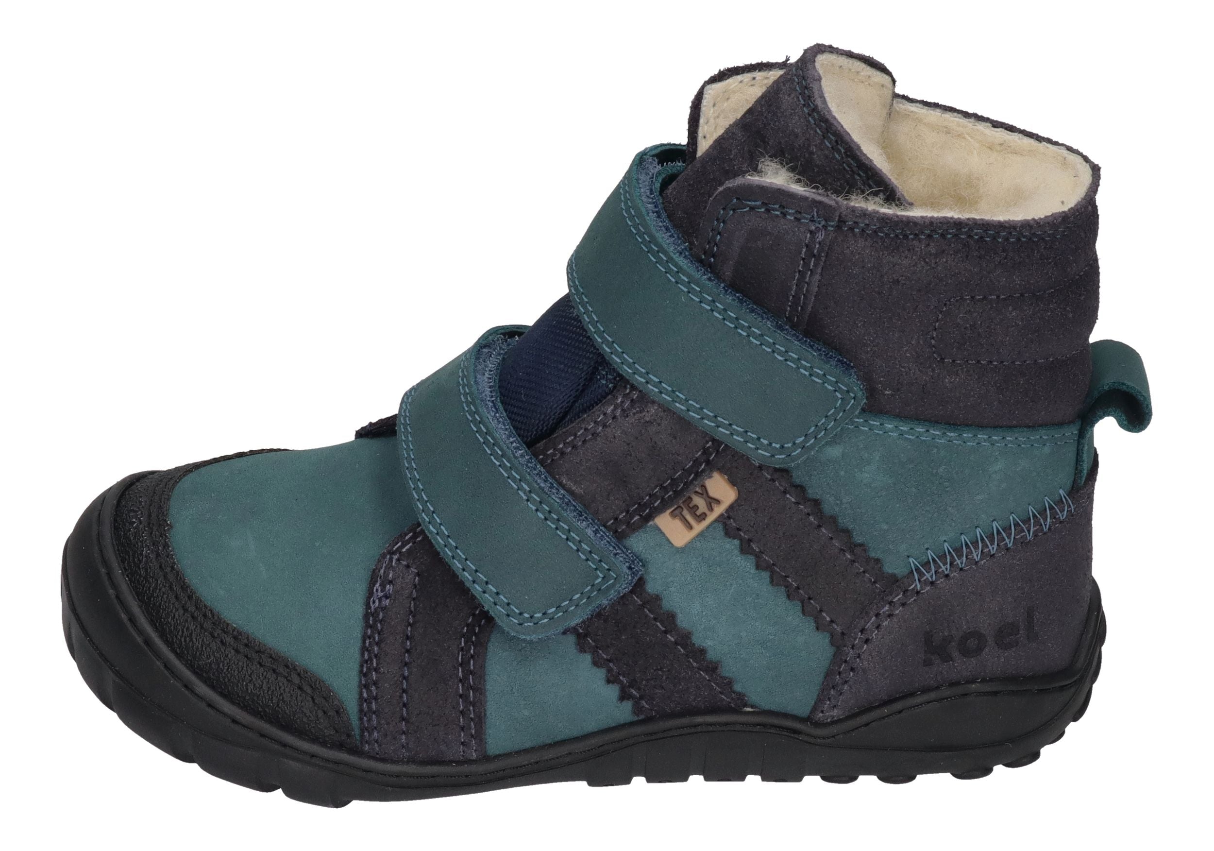 KOEL Barefoot Teenager Stiefel MILO 2.0 HYDRO WP turquoise