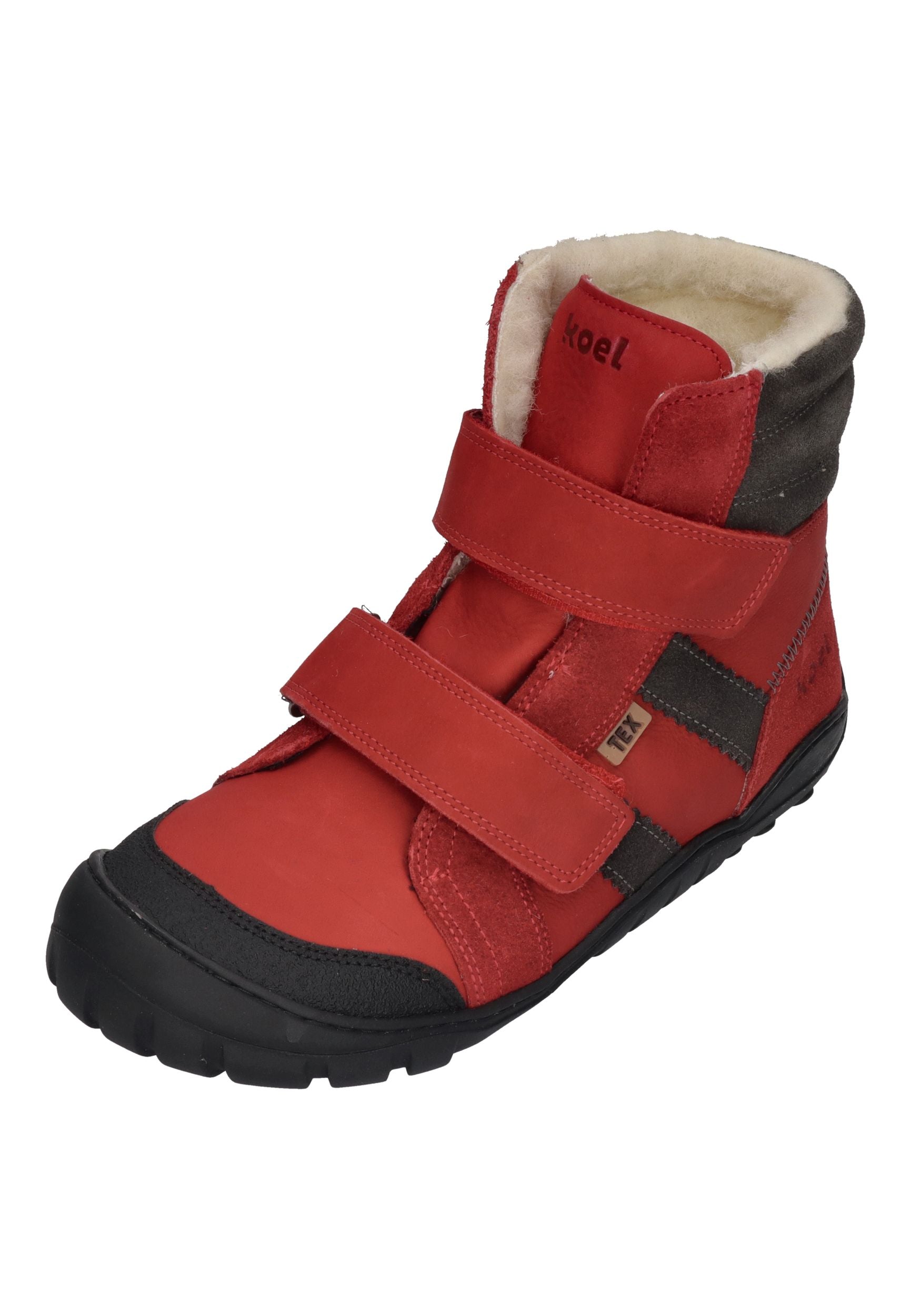KOEL Barefoot Kinderstiefel - MILO 3.0 HYDRO WP red
