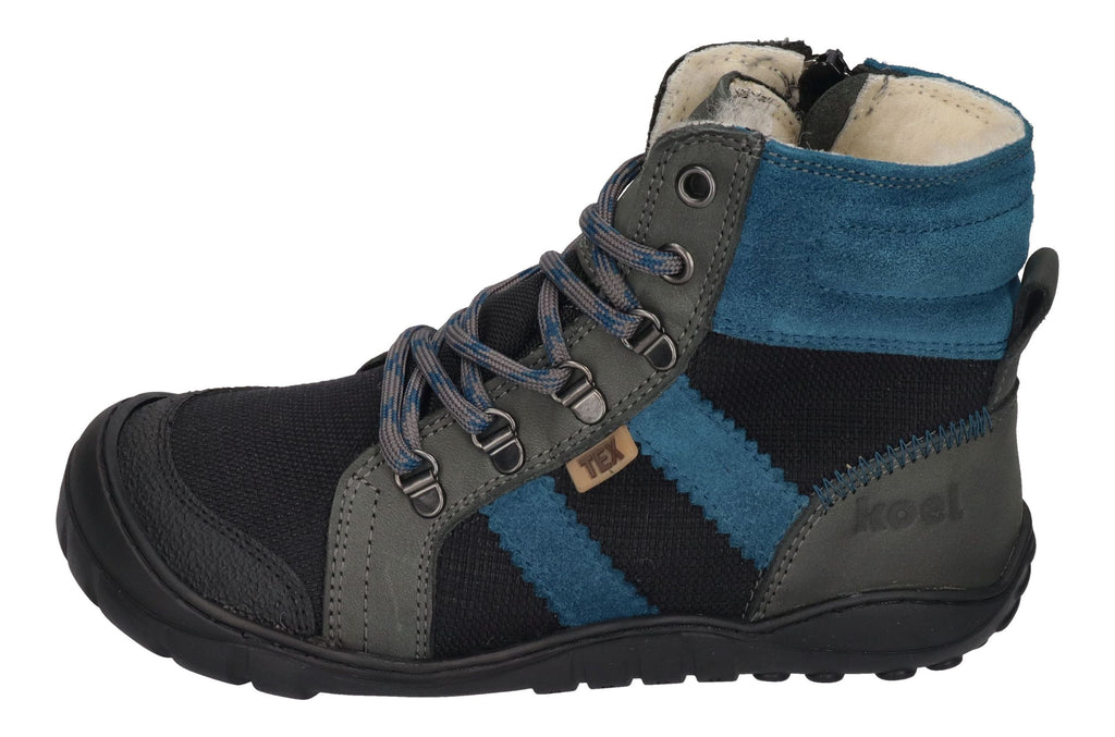 KOEL Barefoot Teenager Stiefel MILONI 2.0 HYDRO WP turquoise