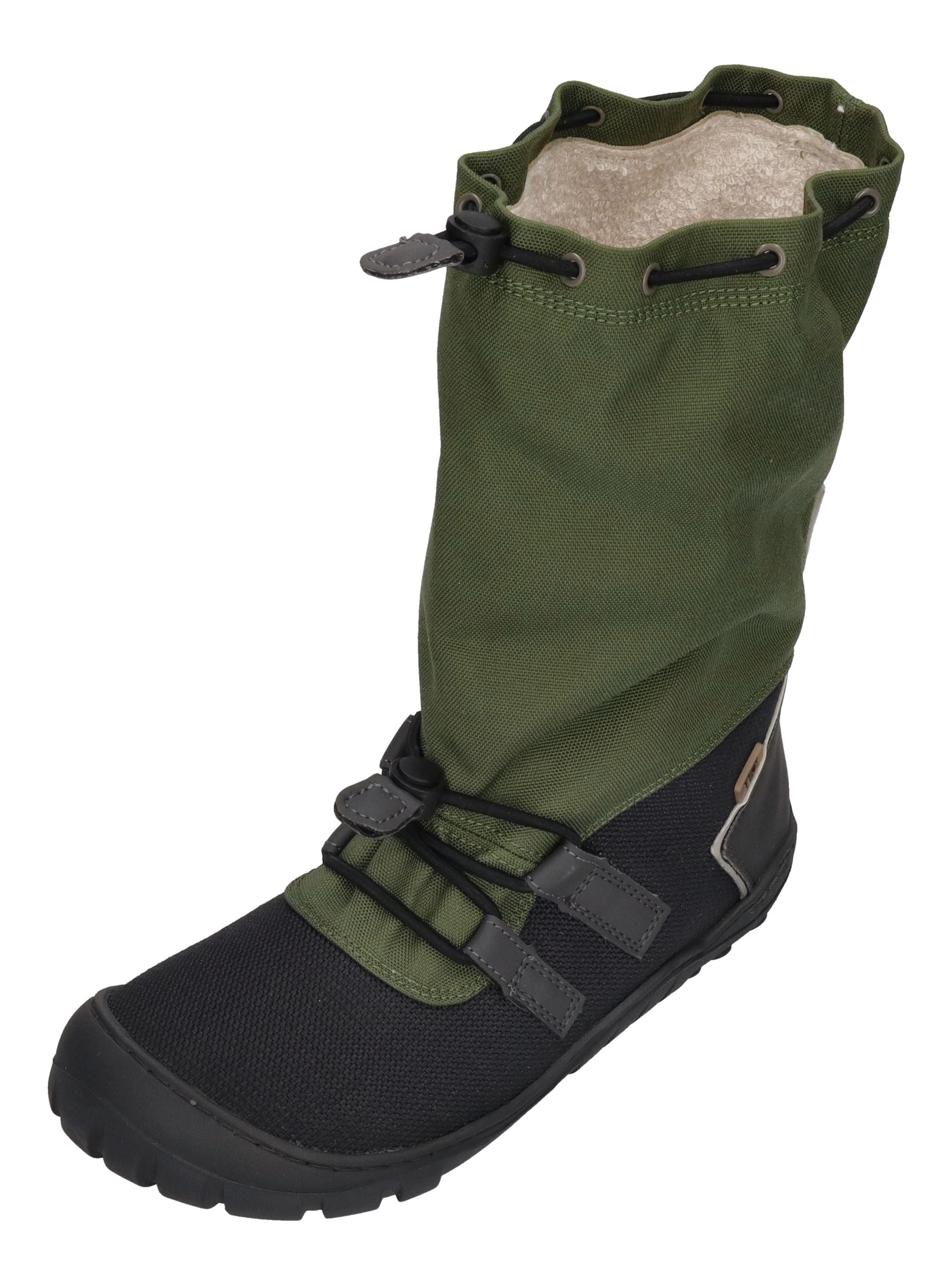 KOEL Barefoot Stiefel für Teenager RANA  WP BAMBO olive
