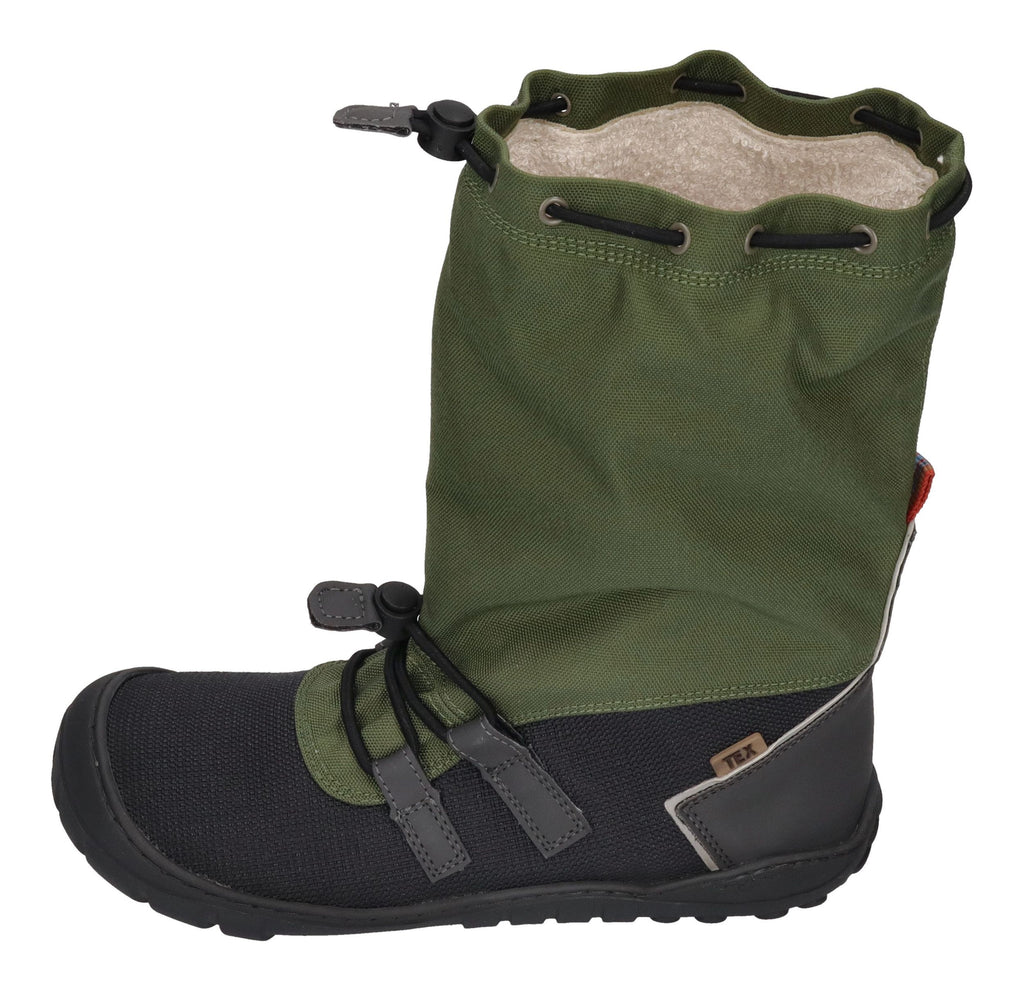 KOEL Barefoot Kinderstiefel - RANA  WP BAMBO - olive