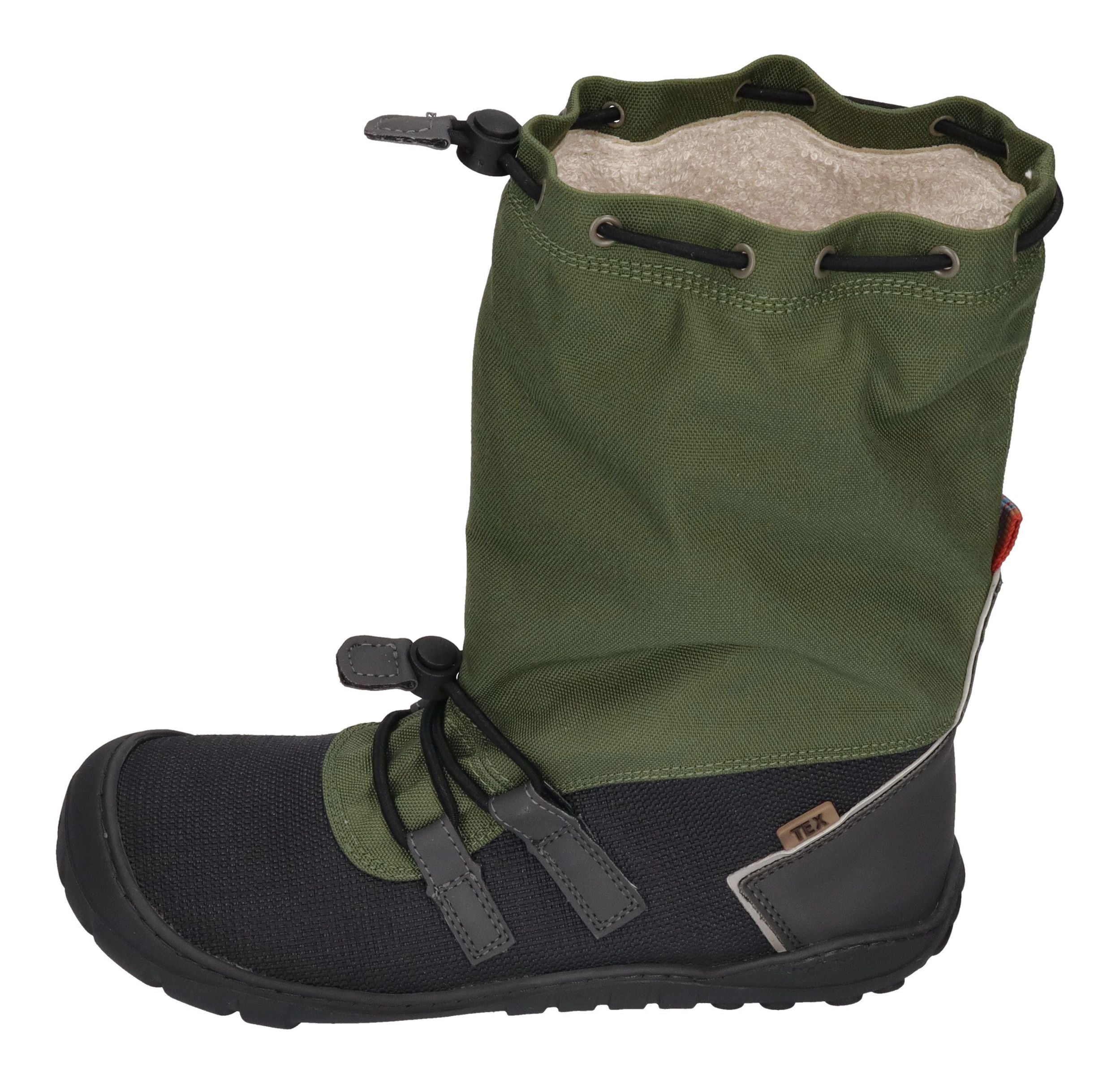 KOEL Barefoot Stiefel für Teenager RANA  WP BAMBO olive