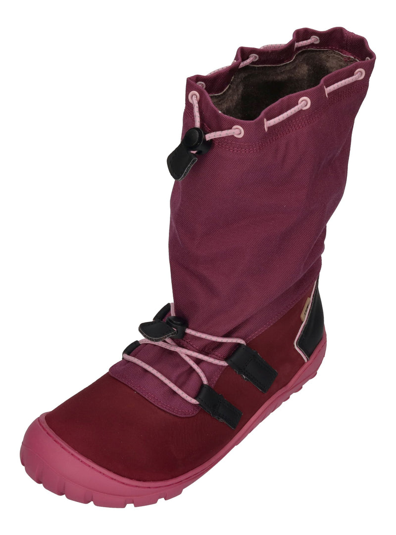 KOEL Barefoot Kinderstiefel - RANA WP LEX - bordo