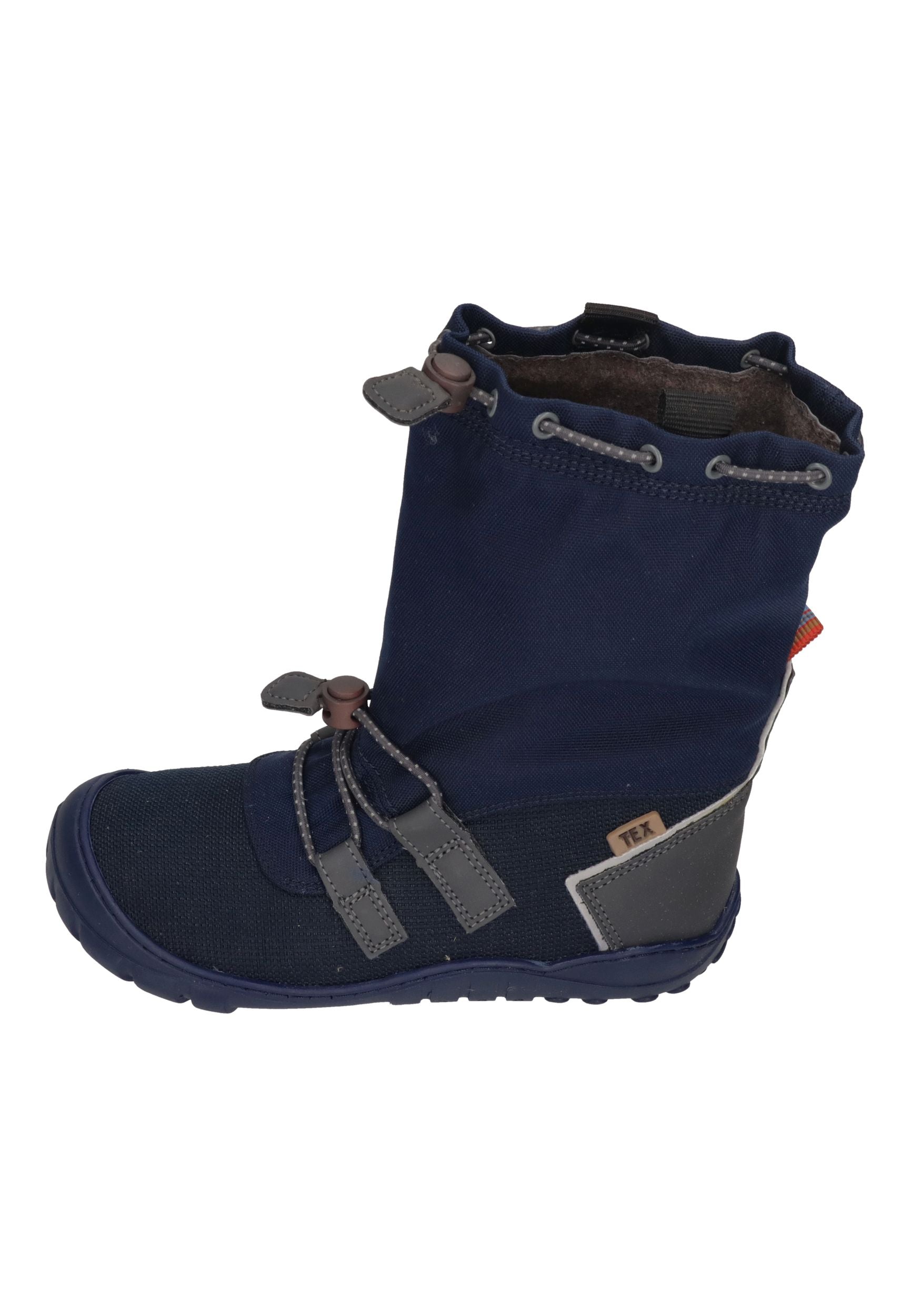 KOEL Barefoot Kinderstiefel RANA WP MERINO 04T022 Blue