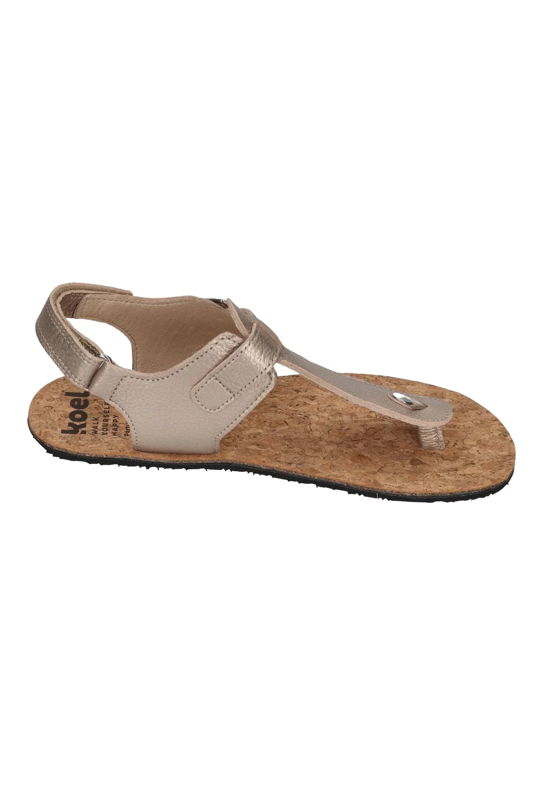 KOEL Barefoot Teenager Sandalen ABRIANA METALLIC champagne
