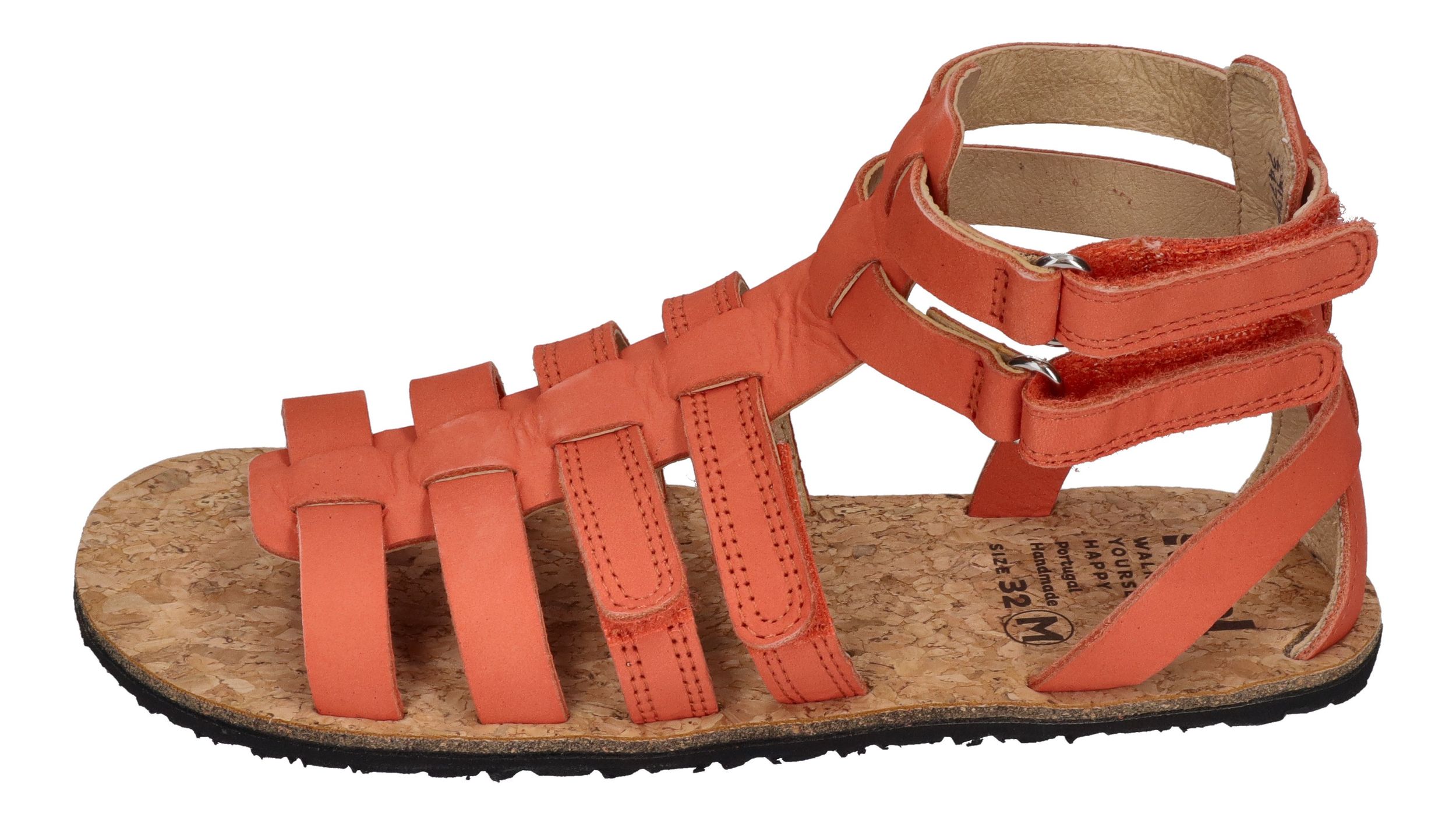 KOEL Barefoot - Kinder Sandalen - AURA LEATHER - coral