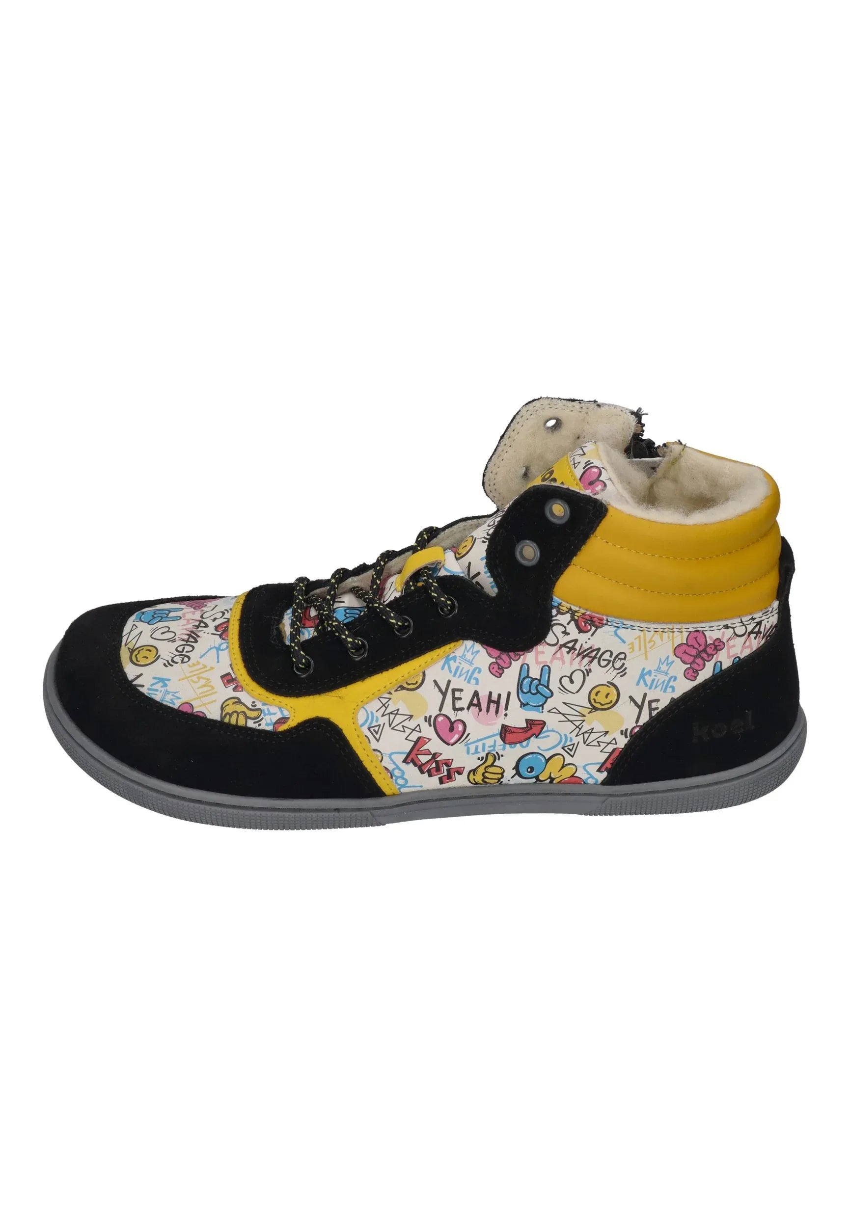 KOEL Barefoot Teenager Sneakers DANISH NAPPA 002 yellow